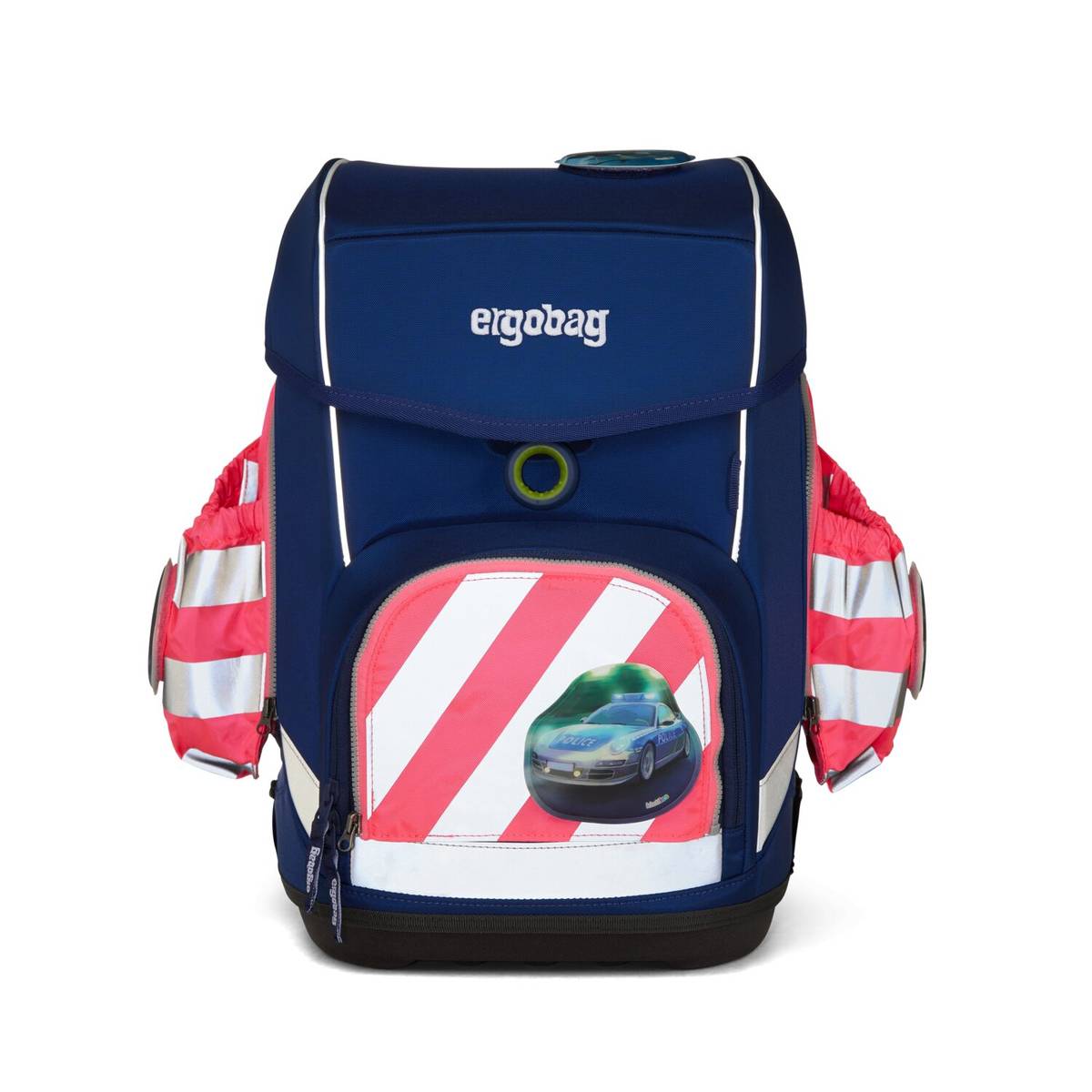 Ergobag Sicherheitsset Fluo-Zip Set mit Reflektor und Seitentaschen Pink