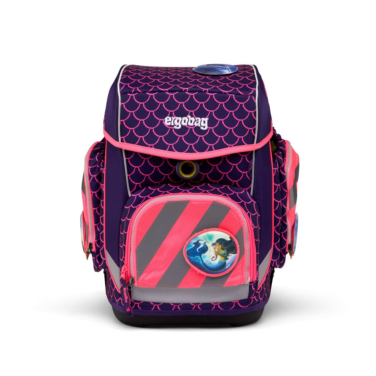 Ergobag Sicherheitsset Fluo-Zip Set mit Reflektor Pink