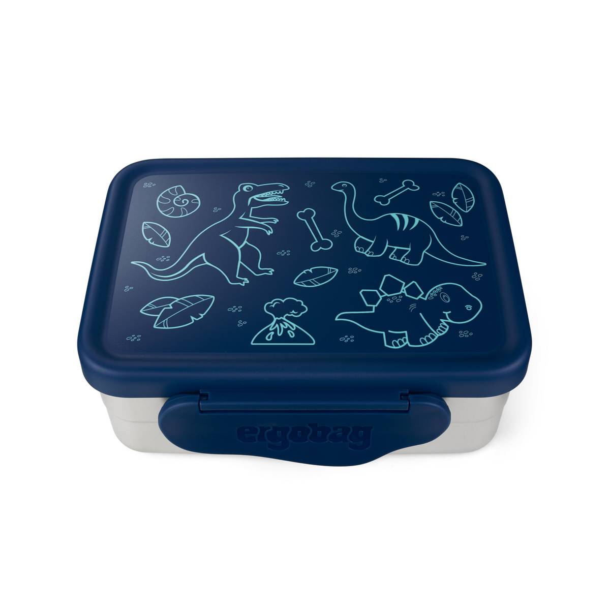 Ergobag Brotdose Edelstahl Blau