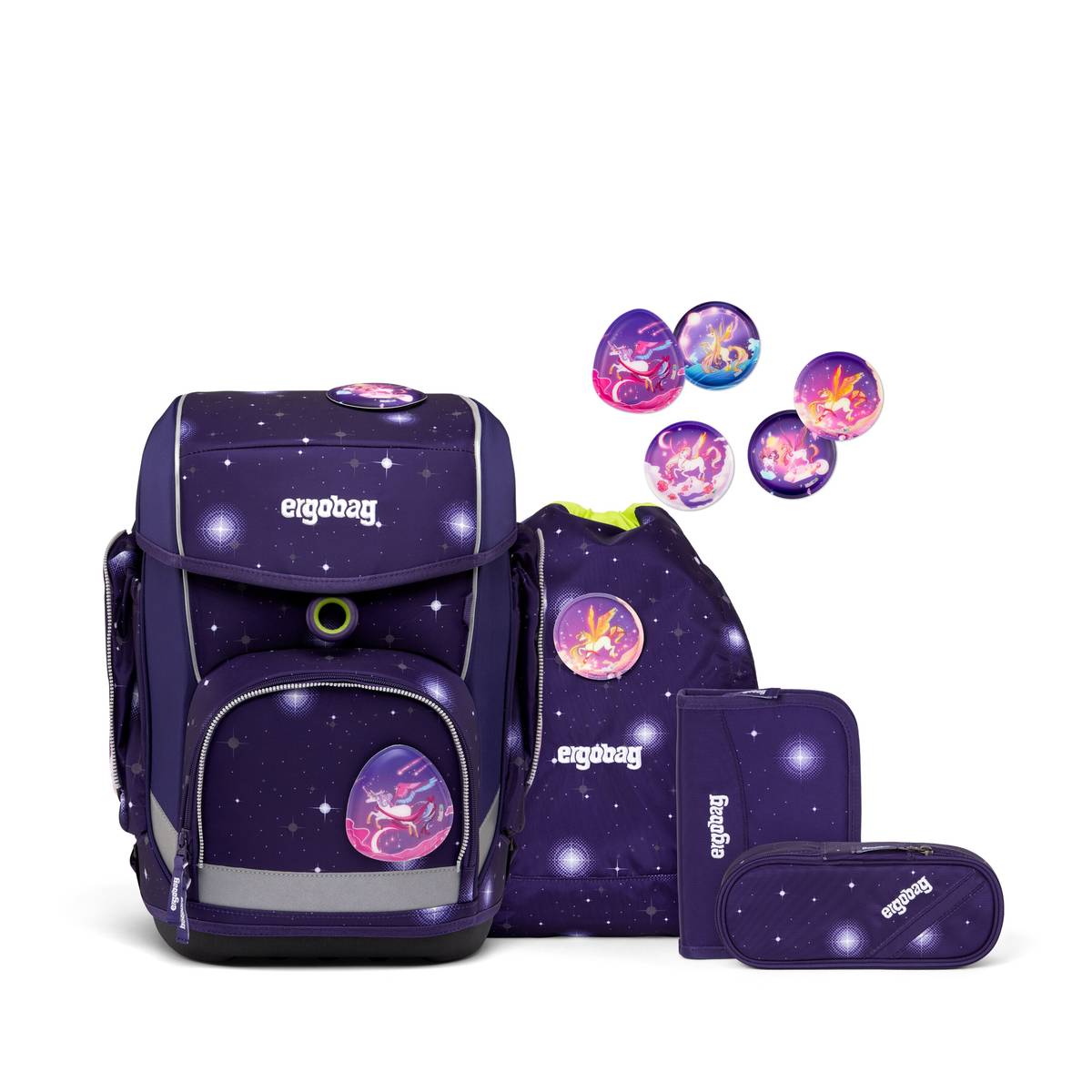 Ergobag Cubo 5-tlg. Set Bärgasus Glow