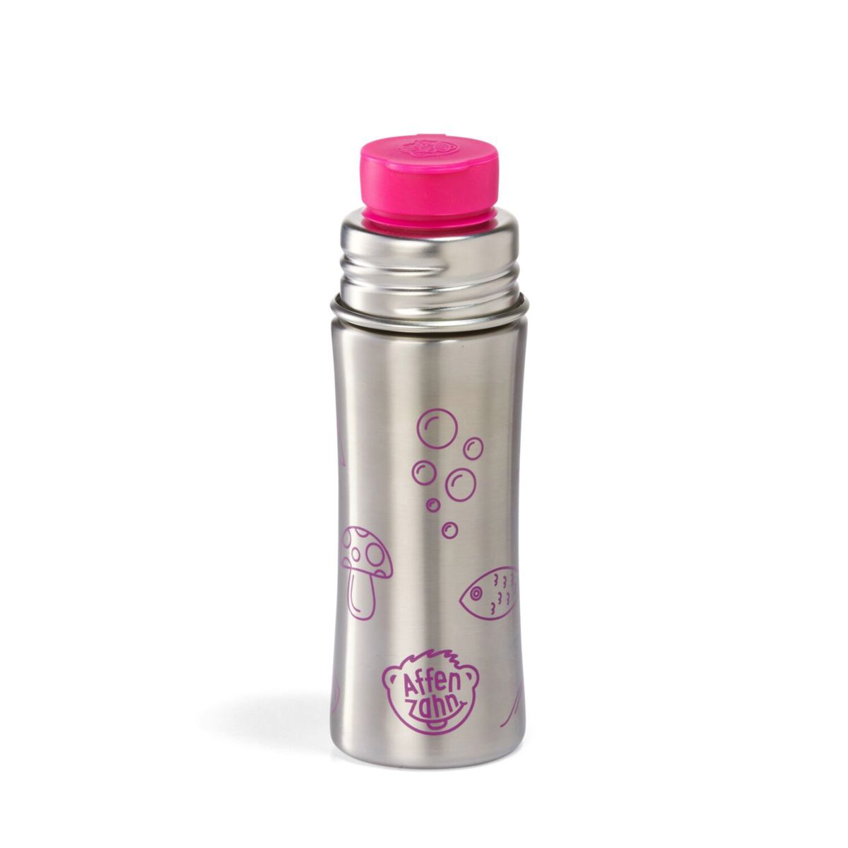 Affenzahn Edelstahl Trinkflasche pink