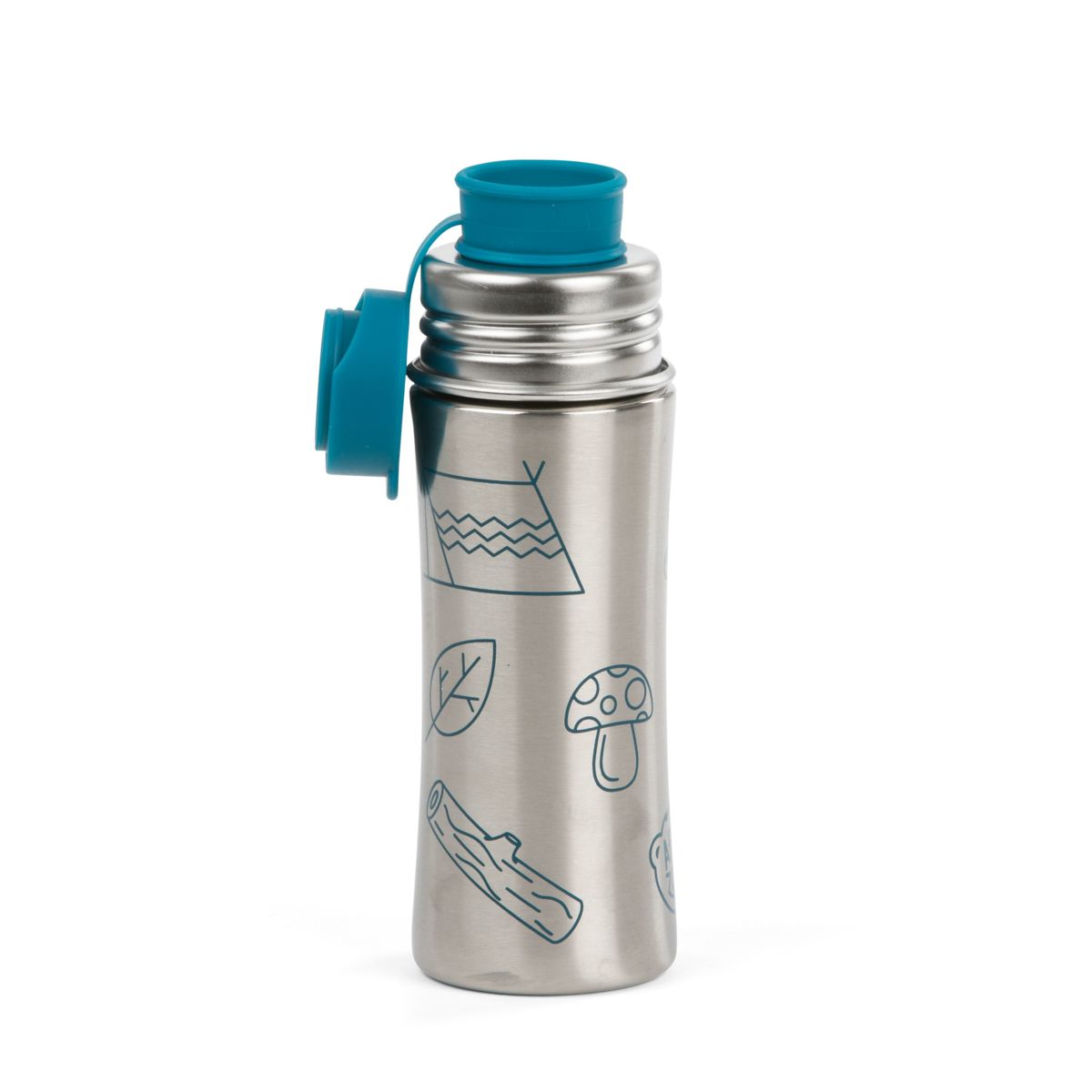Affenzahn Edelstahl Trinkflasche petrol