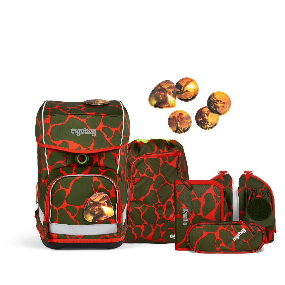 Ergobag Cubo light 5-tlg. FeuerspeiBär