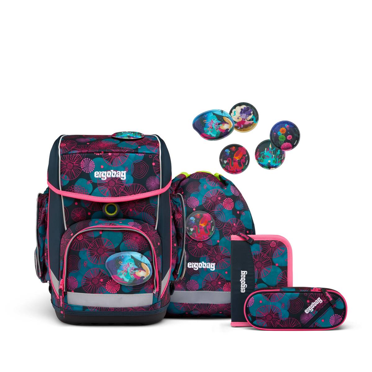 Ergobag Cubo 5-tlg. Set KorallBär
