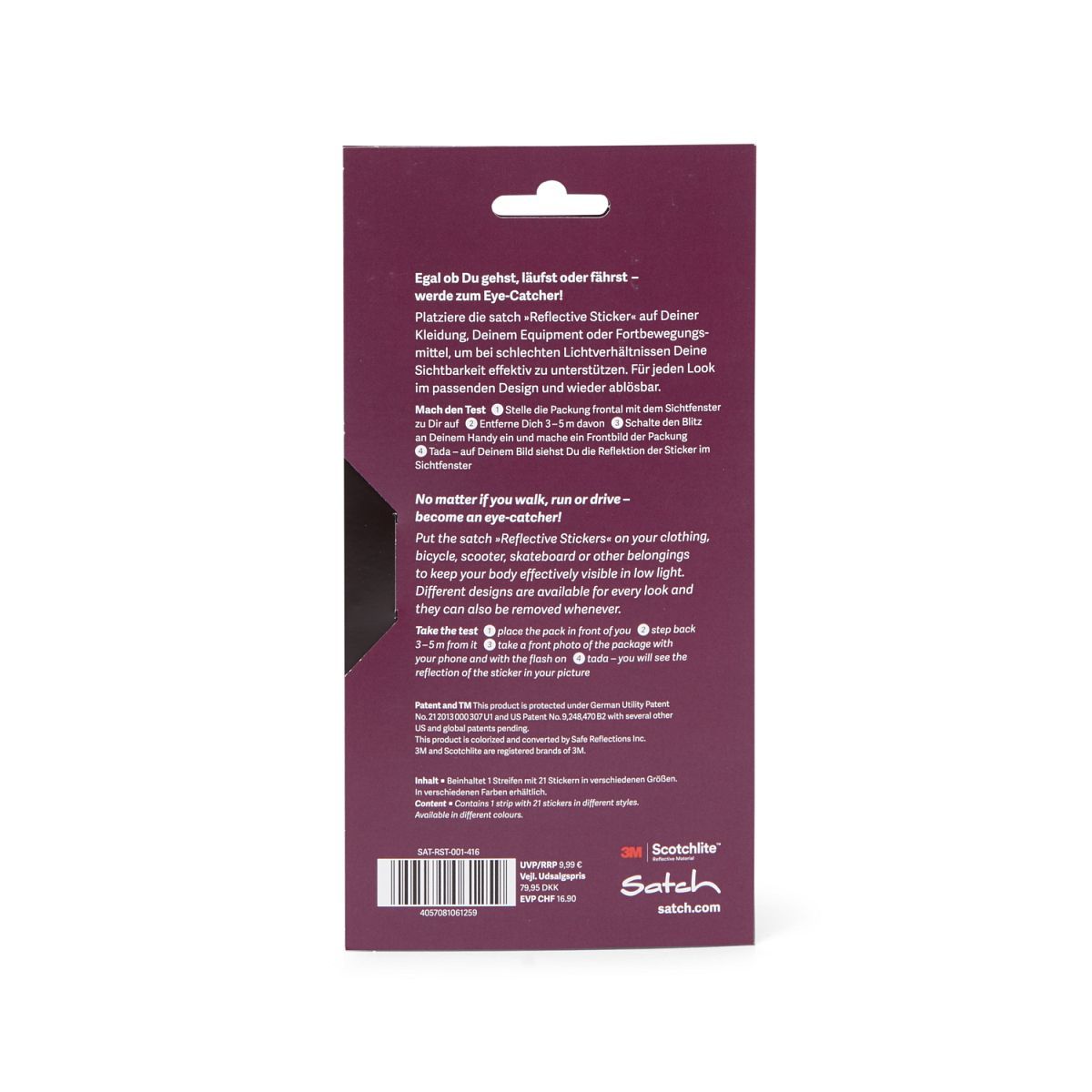 Satch Reflective Sticker violett