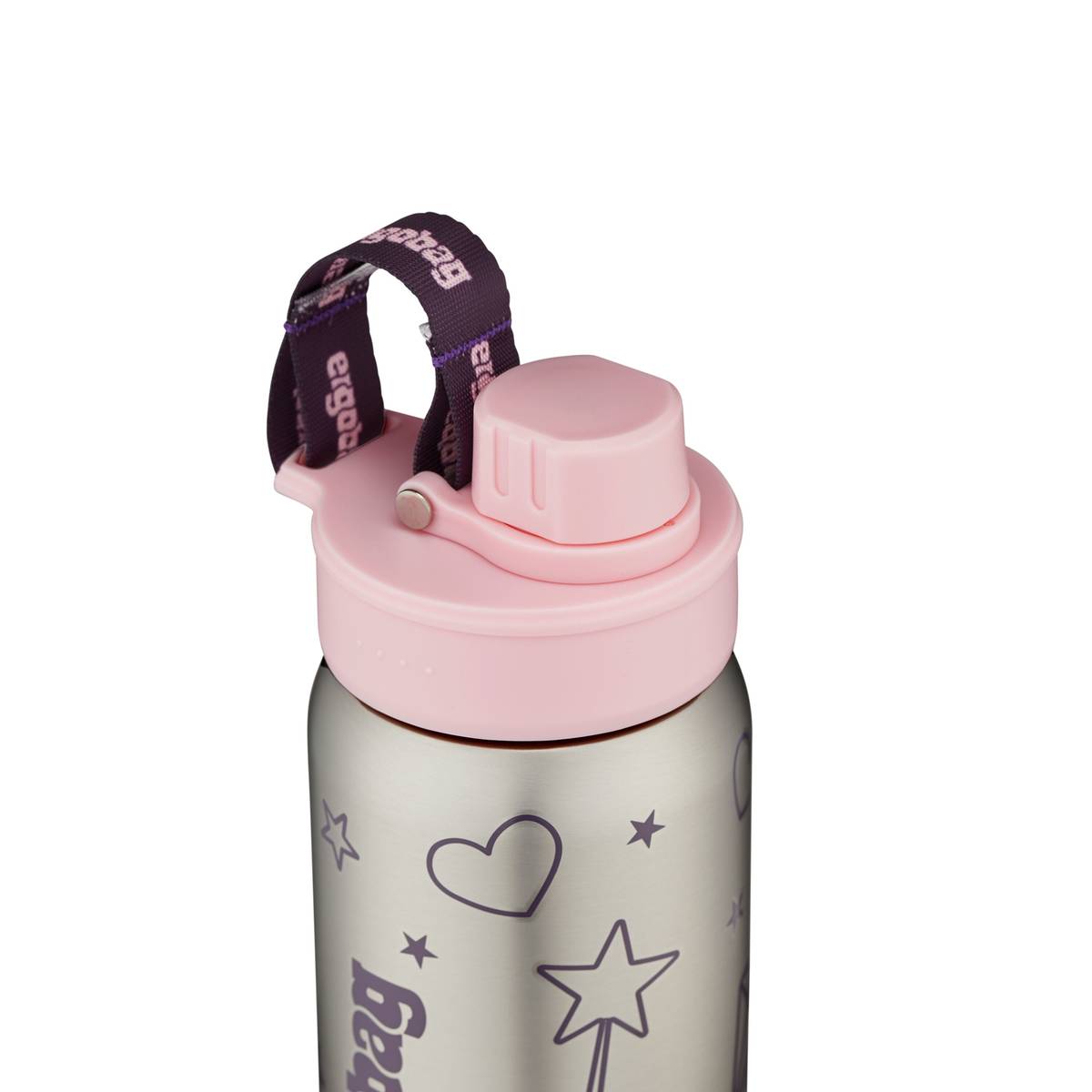 Ergobag Trinkflasche Edelstahl rosa