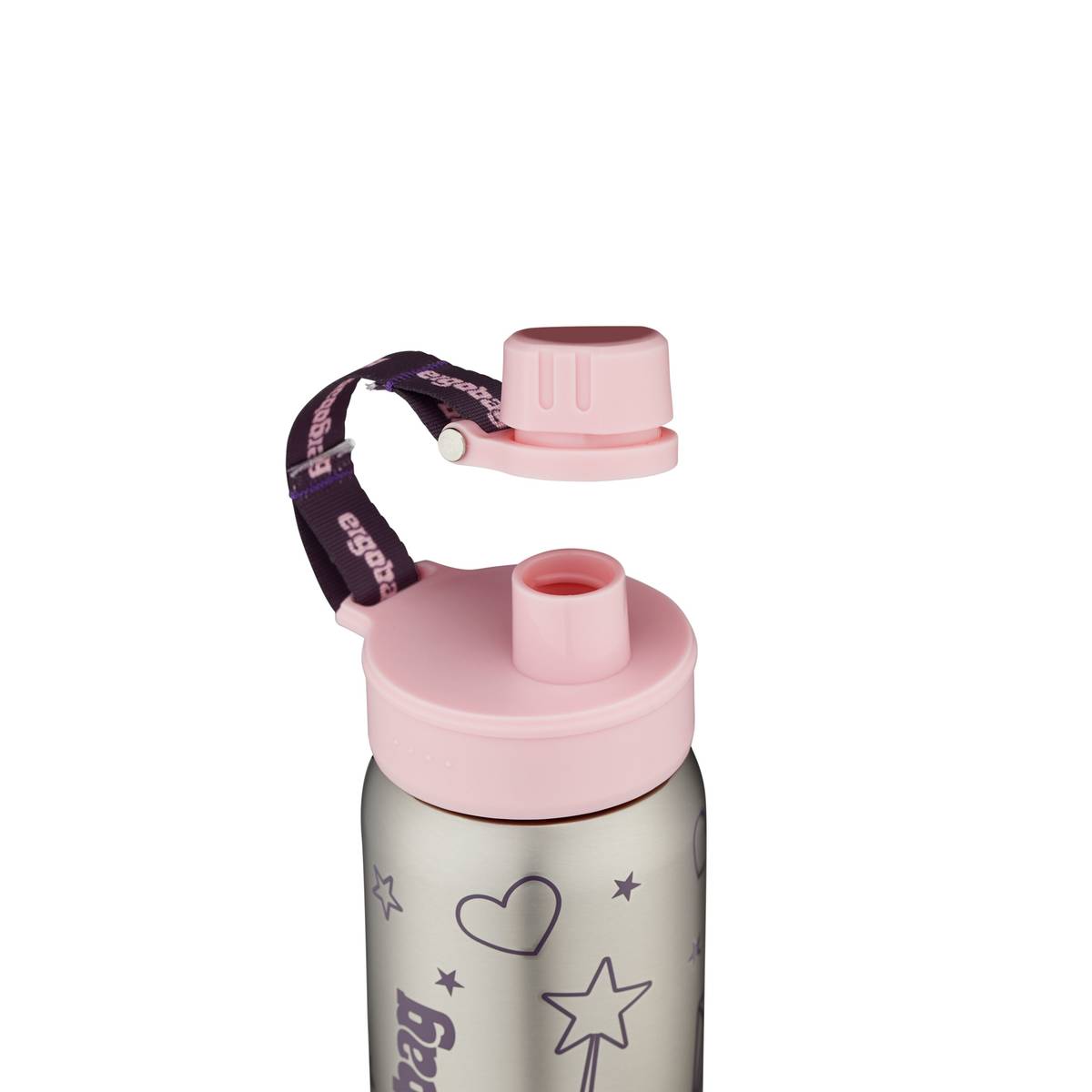 Ergobag Trinkflasche Edelstahl rosa