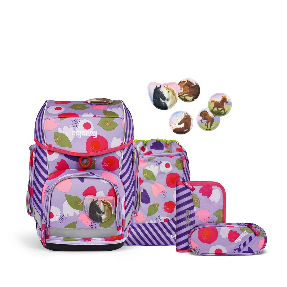 Ergobag Cubo 5-tlg. Set BlütenzauBär