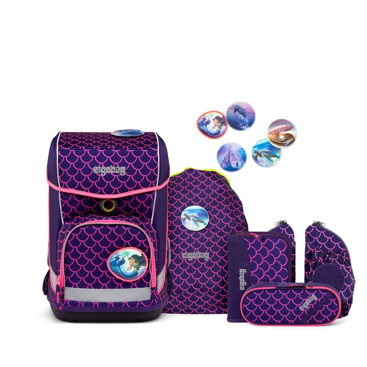 Ergobag Cubo light 5-tlg. Set PerlentauchBär