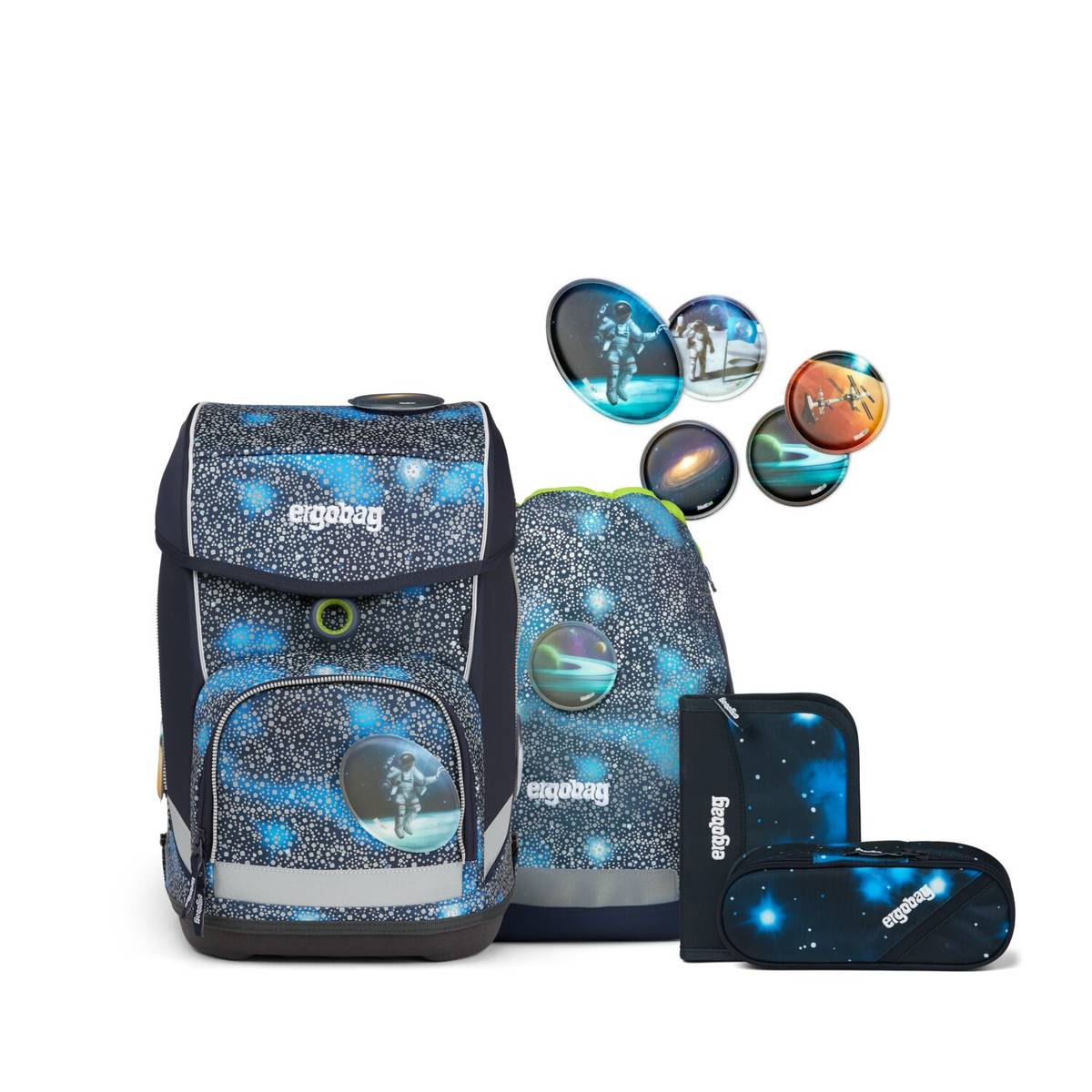 Ergobag Cubo 5-tlg. Set Bär Anhalter durch die Galaxis