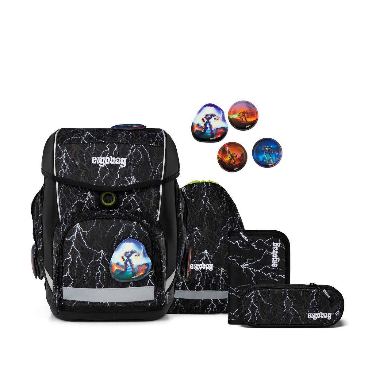 Ergobag Cubo 5-tlg. Set Super ReflektBär