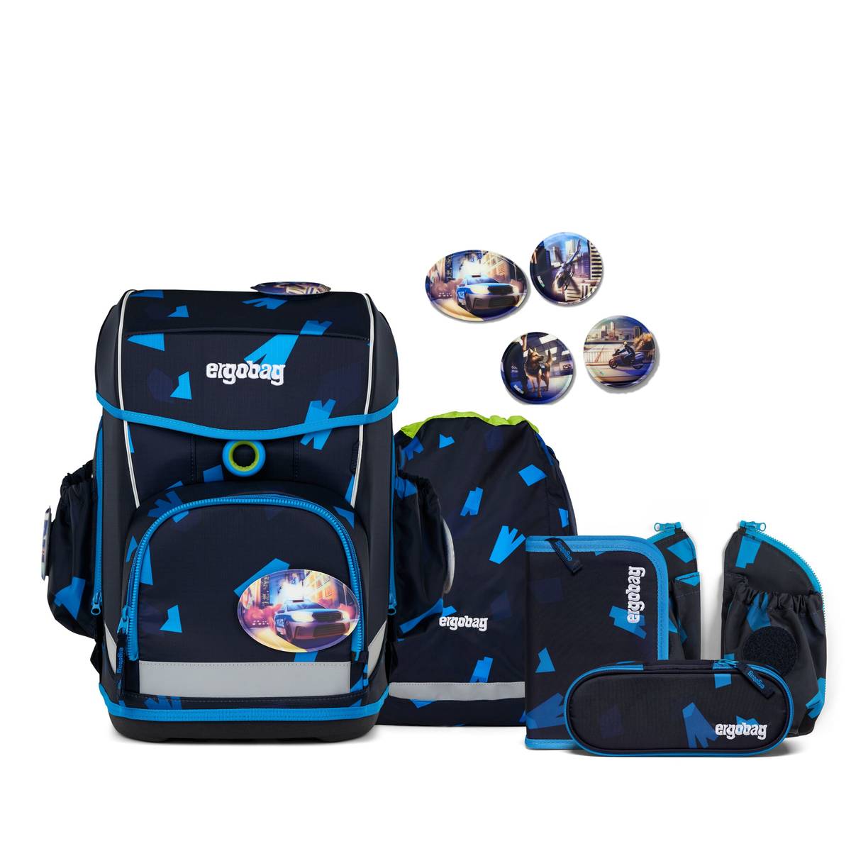 Ergobag Cubo light 5-tlg. Set VerfolgBärjagd