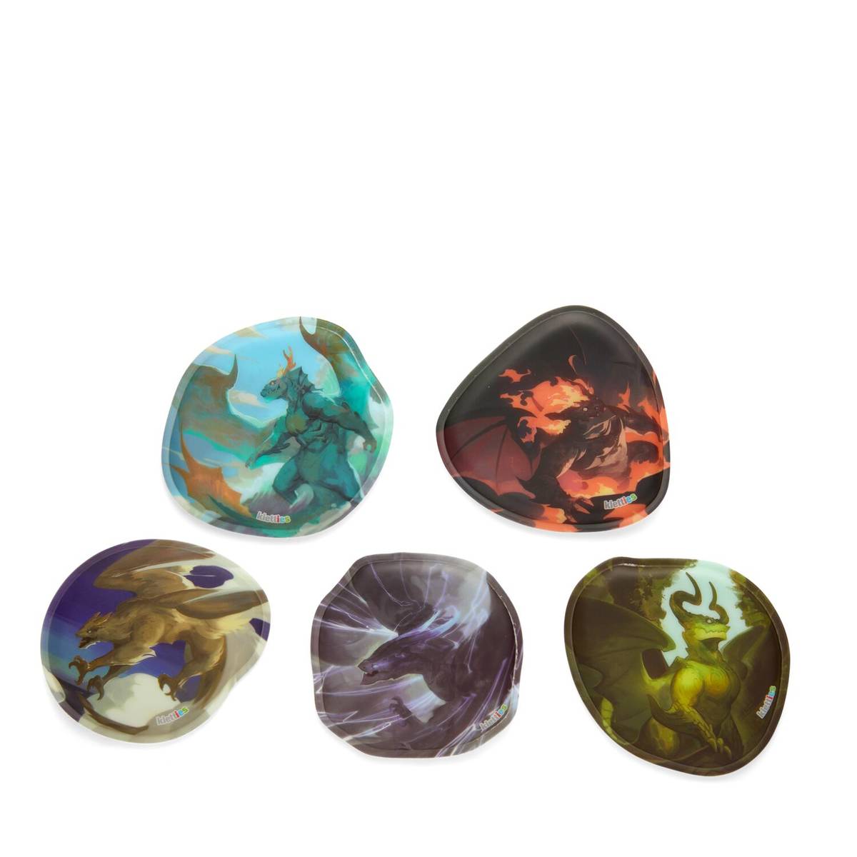 Ergobag Kontur Klettie-Set 5-tlg. Drachenfreunde