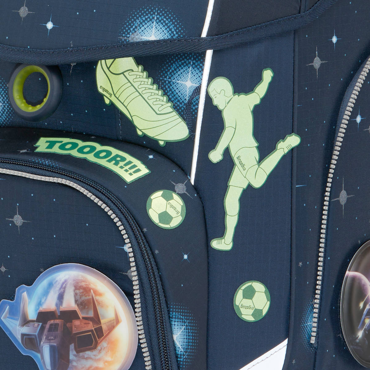 Ergobag Reflexie-Sticker Fussball