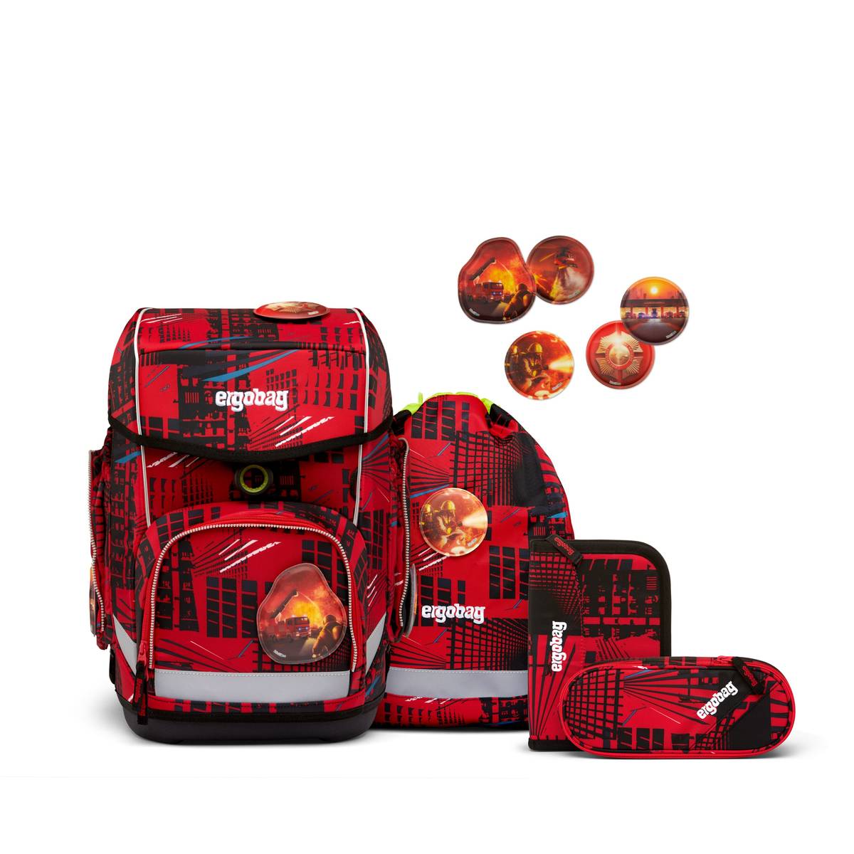 Ergobag Cubo 5-tlg. Set AlarmBärreitschaft