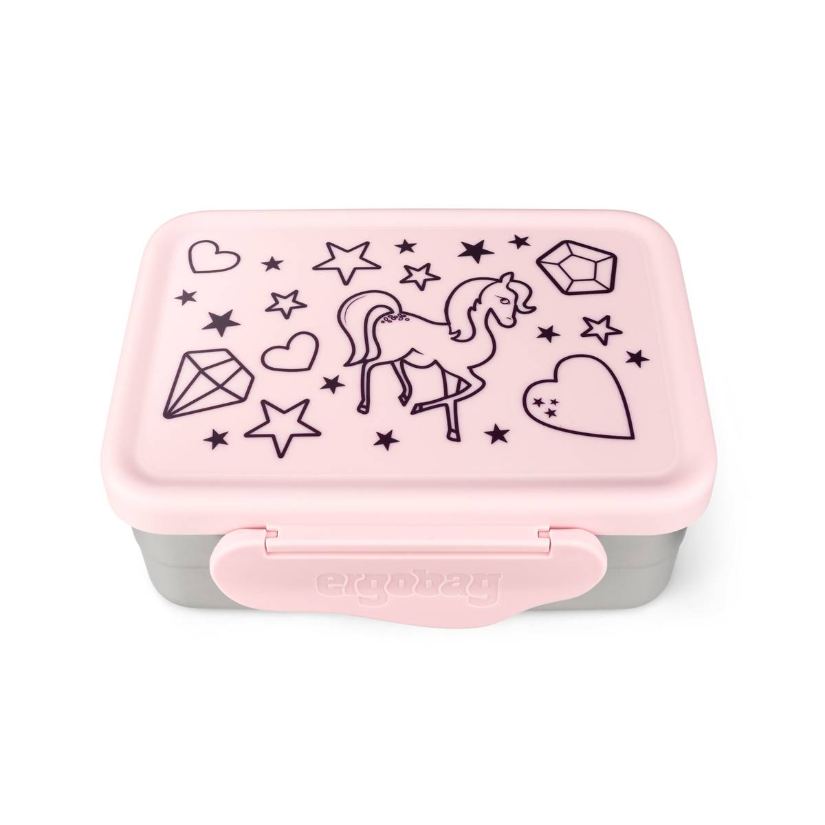 Ergobag Brotdose Edelstahl Rosa