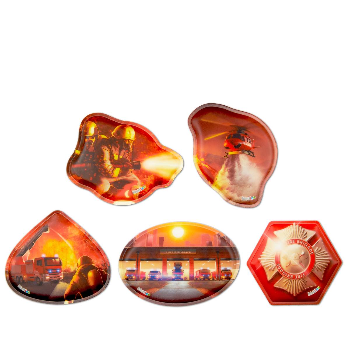 Ergobag Kontur-Kletties-Set 5-tlg. Feuerwehr