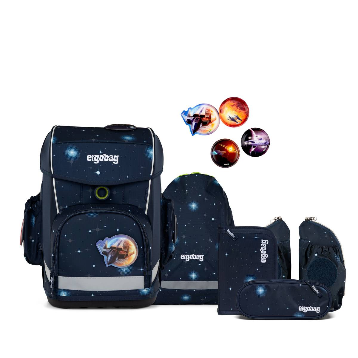 Ergobag Cubo light 5-tlg. Set KoBärnikus