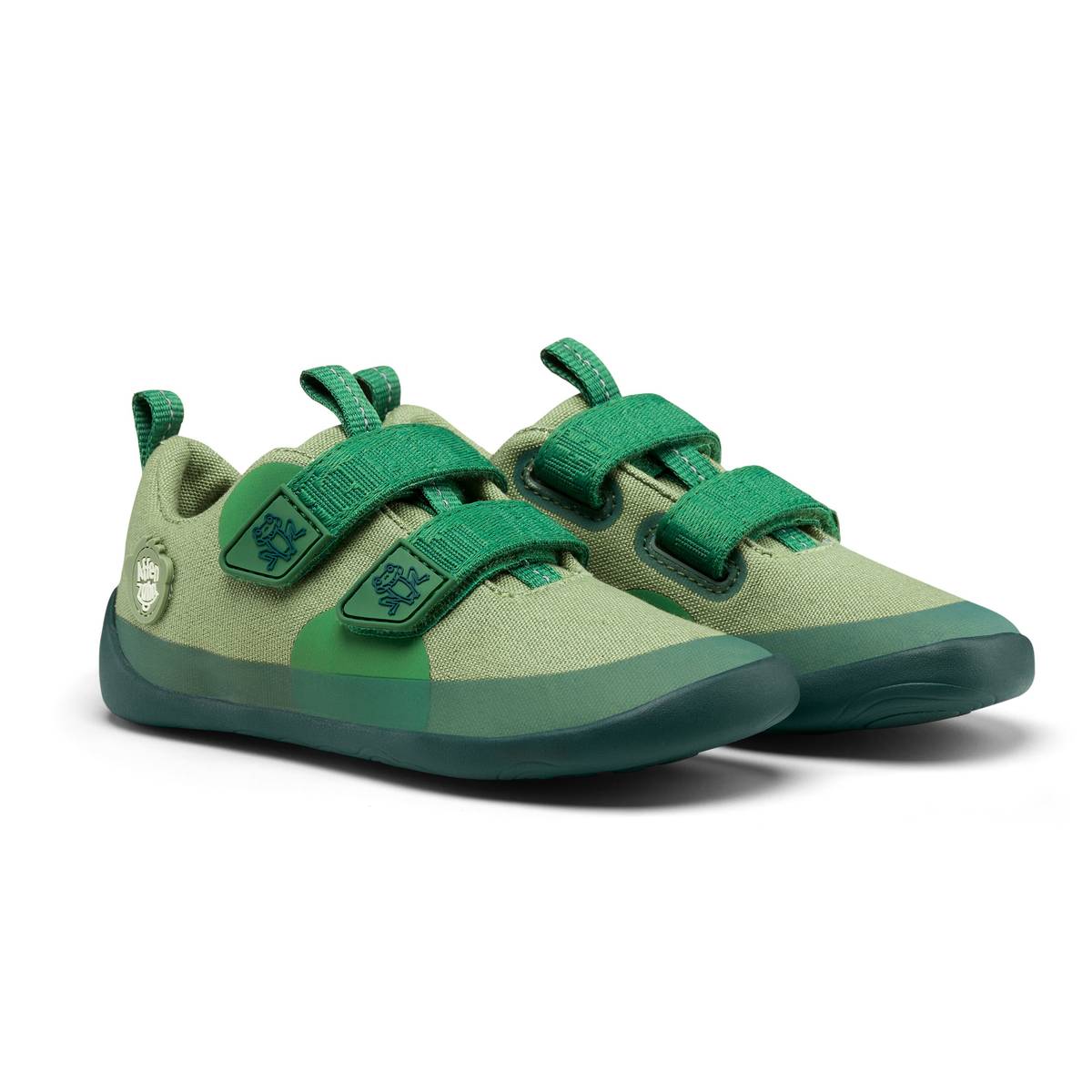 Affenzahn Barfussschuh Baumwolle Lucky Frosch