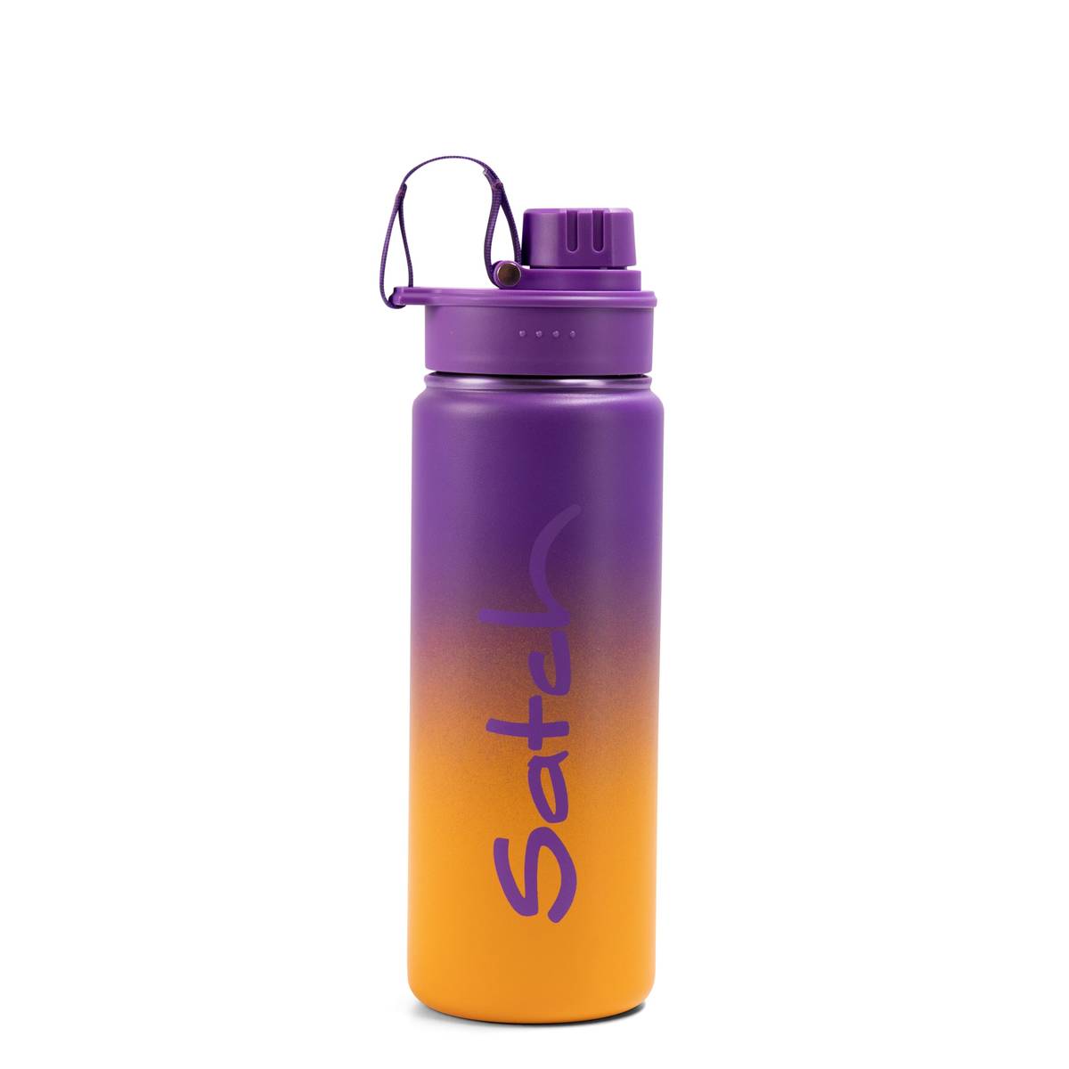 Satch Trinkflasche Edelstahl Purple Graffiti