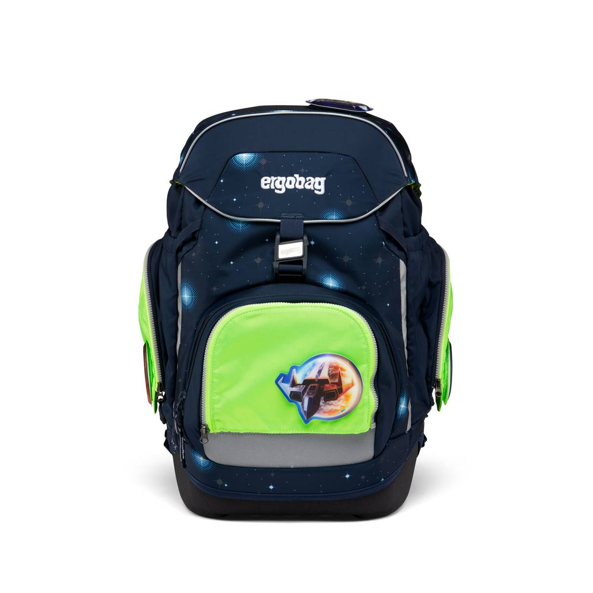 Ergobag Sicherheitsset Fluo-Zip Set Grün