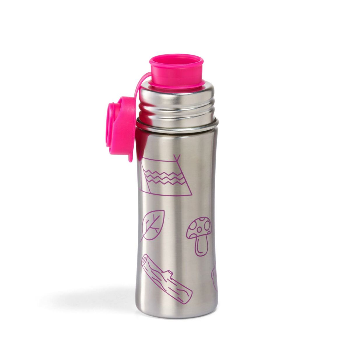 Affenzahn Edelstahl Trinkflasche pink