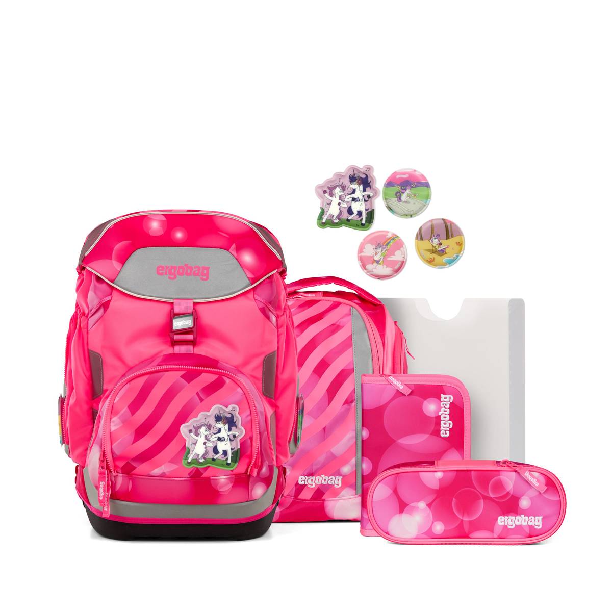 Ergobag Pack 6-tlg. Set KuntBärbuntes Einhorn