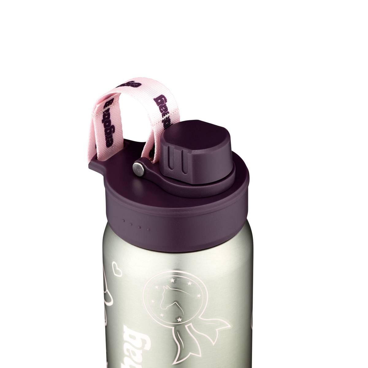 Ergobag Trinkflasche Edelstahl lila
