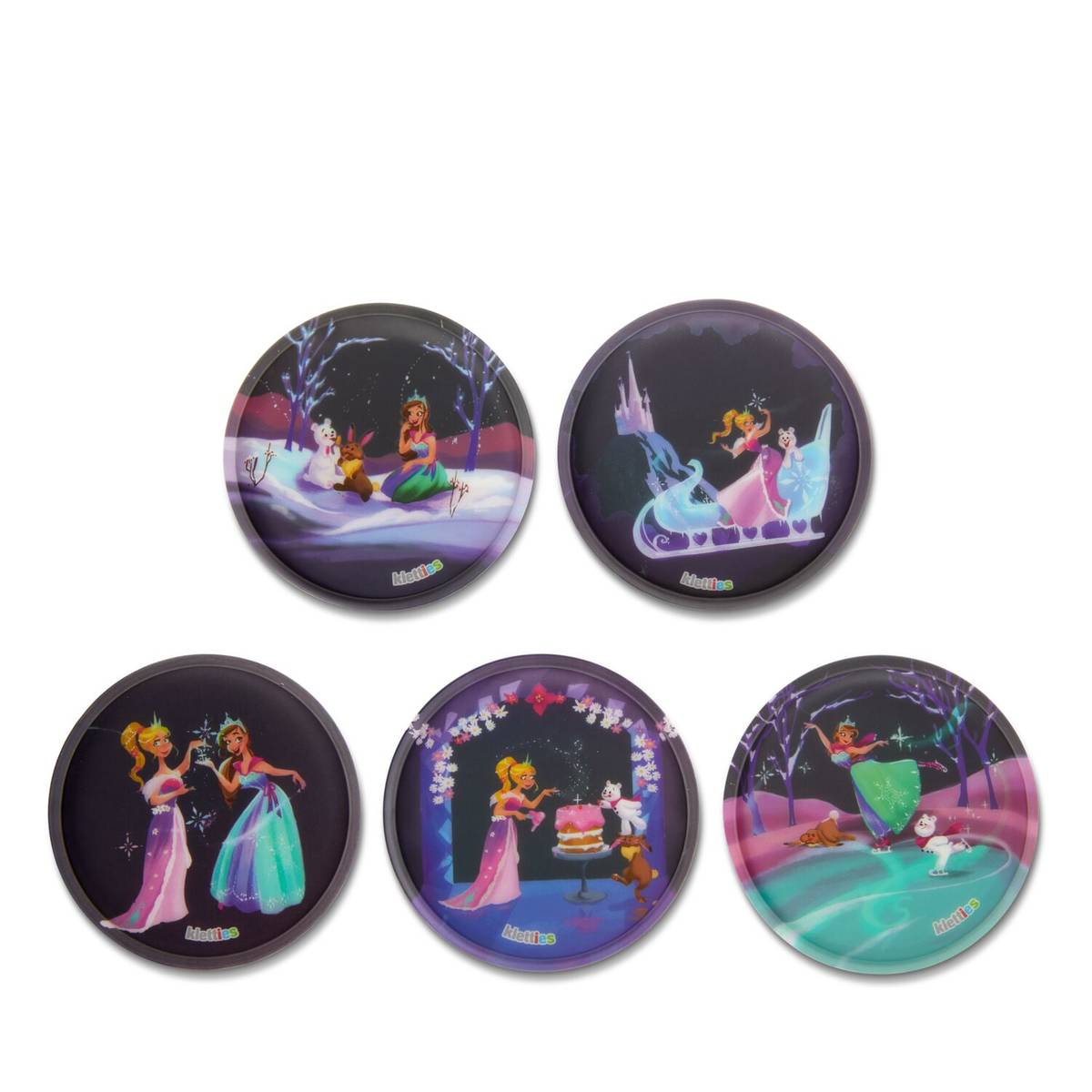 Ergobag Klettie-Set Prinzessin auf dem Eis 5-tlg.