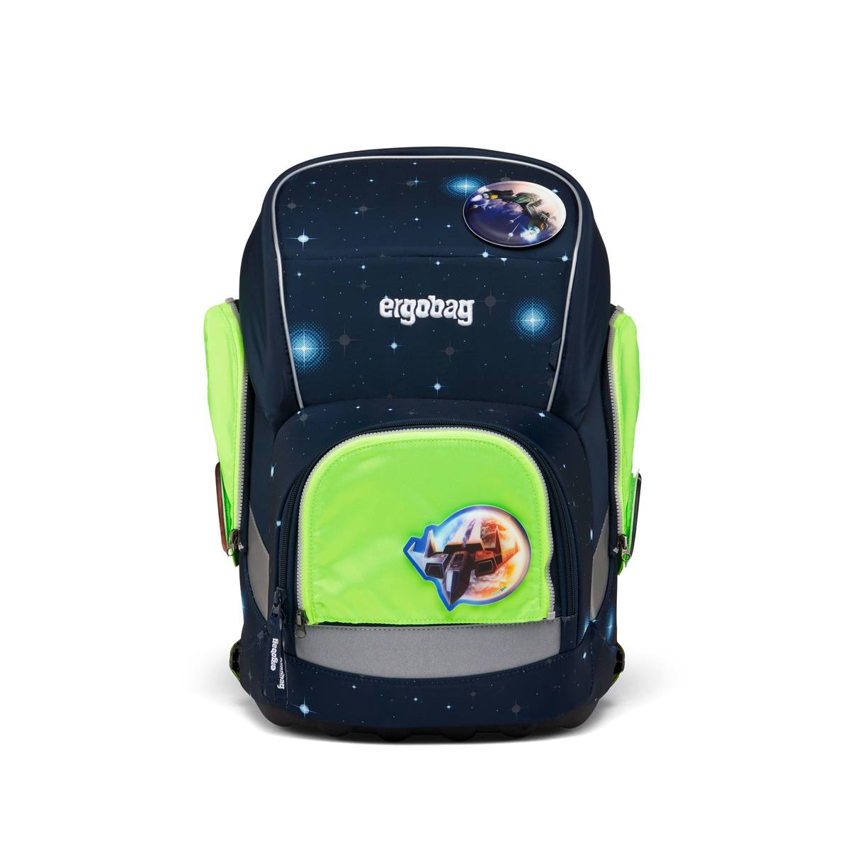 Ergobag Sicherheitsset Fluo-Zip Set Grün