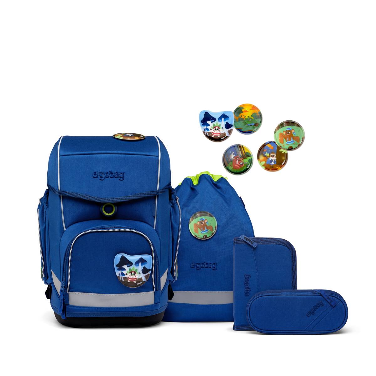 Ergobag Cubo 5-tlg. Set WaldmonstBär
