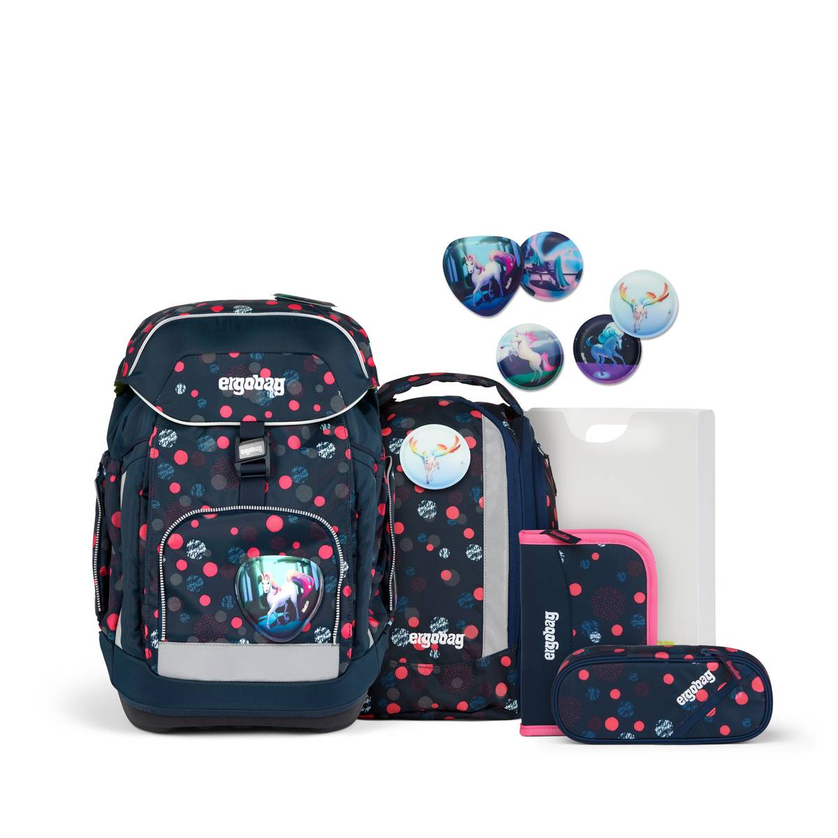 Ergobag Maxi 6-tlg. PhantBärsiewelt Glow