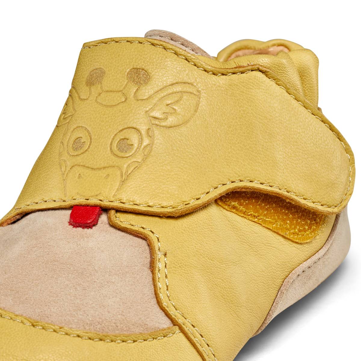 Affenzahn Krabbelschuh Leder Crawly Giraffe