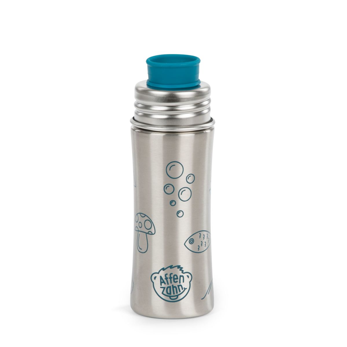 Affenzahn Edelstahl Trinkflasche petrol