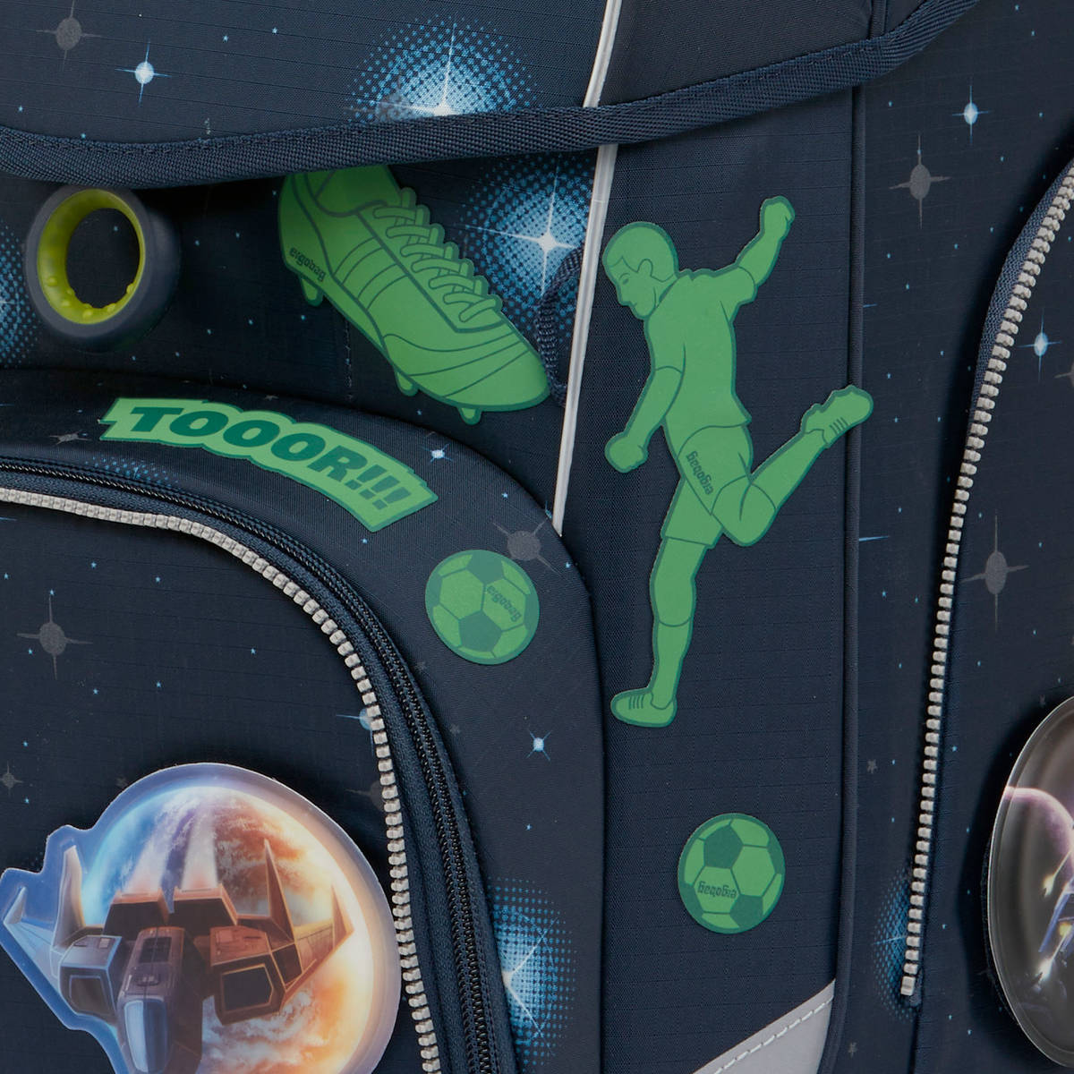 Ergobag Reflexie-Sticker Fussball