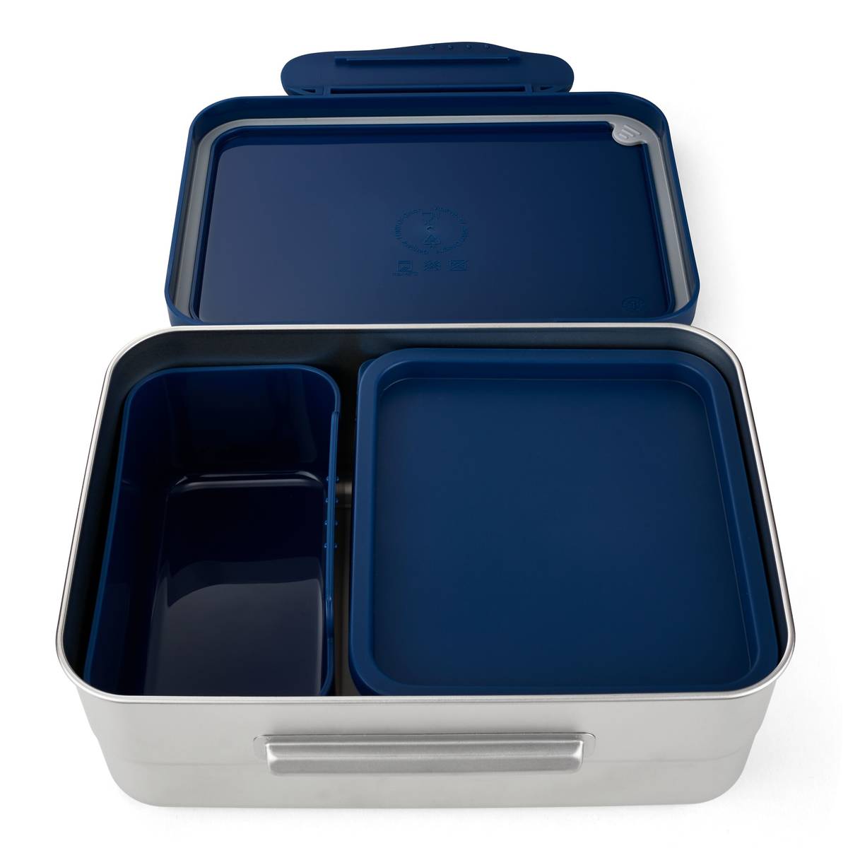 Ergobag Brotdose Edelstahl Blau