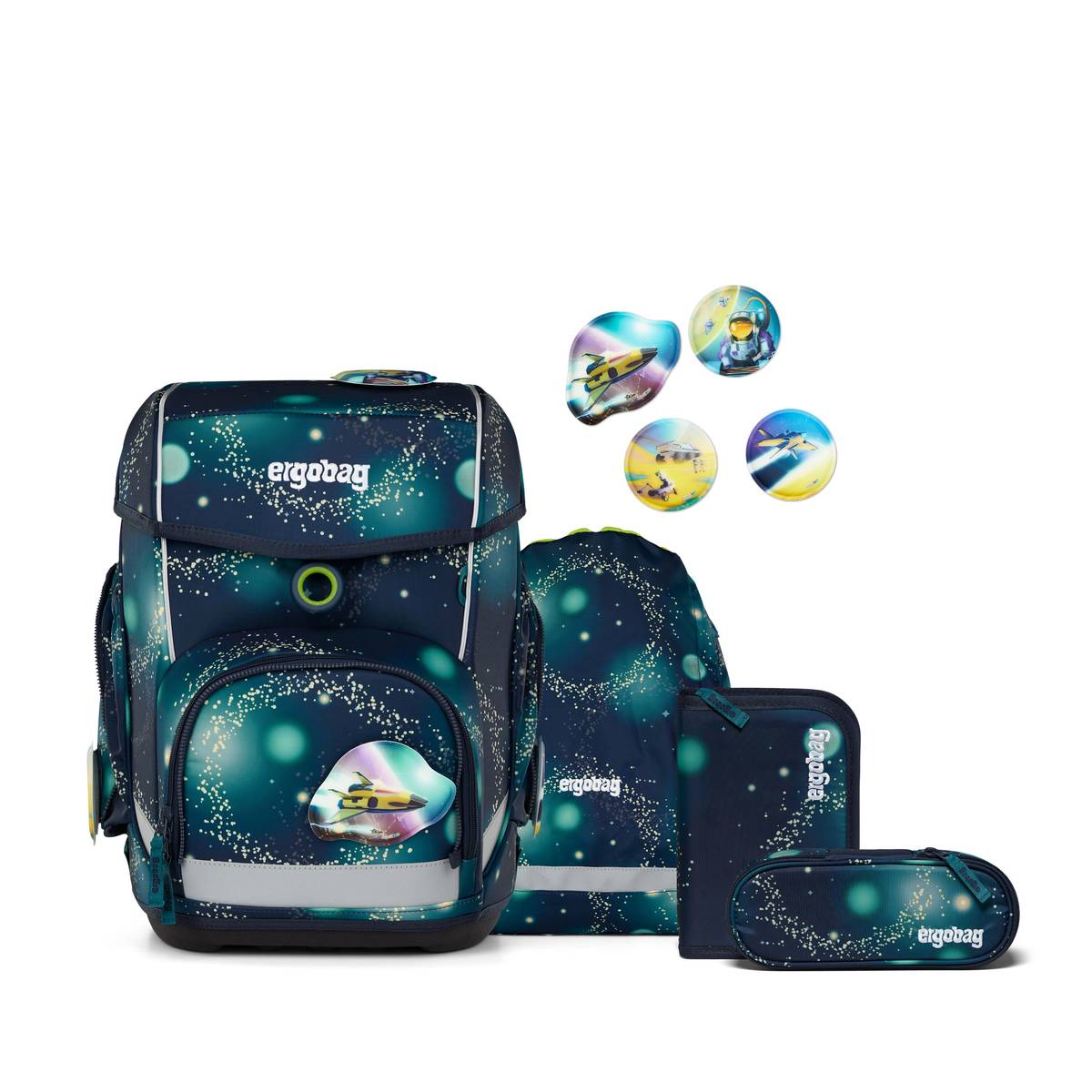 Ergobag Cubo 5-tlg. Set RaumfahrBär