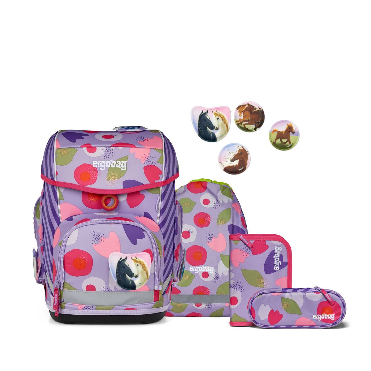 Ergobag Cubo 5-tlg. Set BlütenzauBär