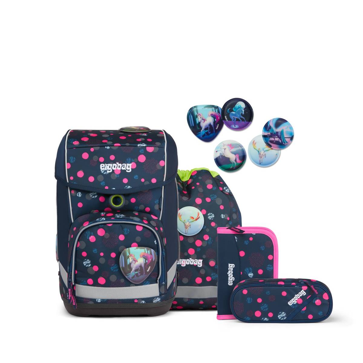 Ergobag Cubo 5-tlg. Set PhantBärsiewelt