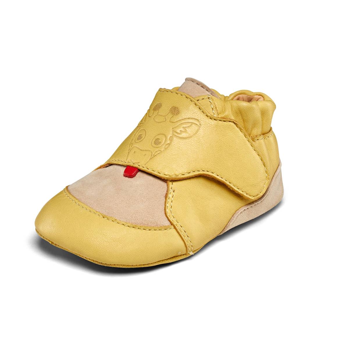 Affenzahn Krabbelschuh Leder Crawly Giraffe