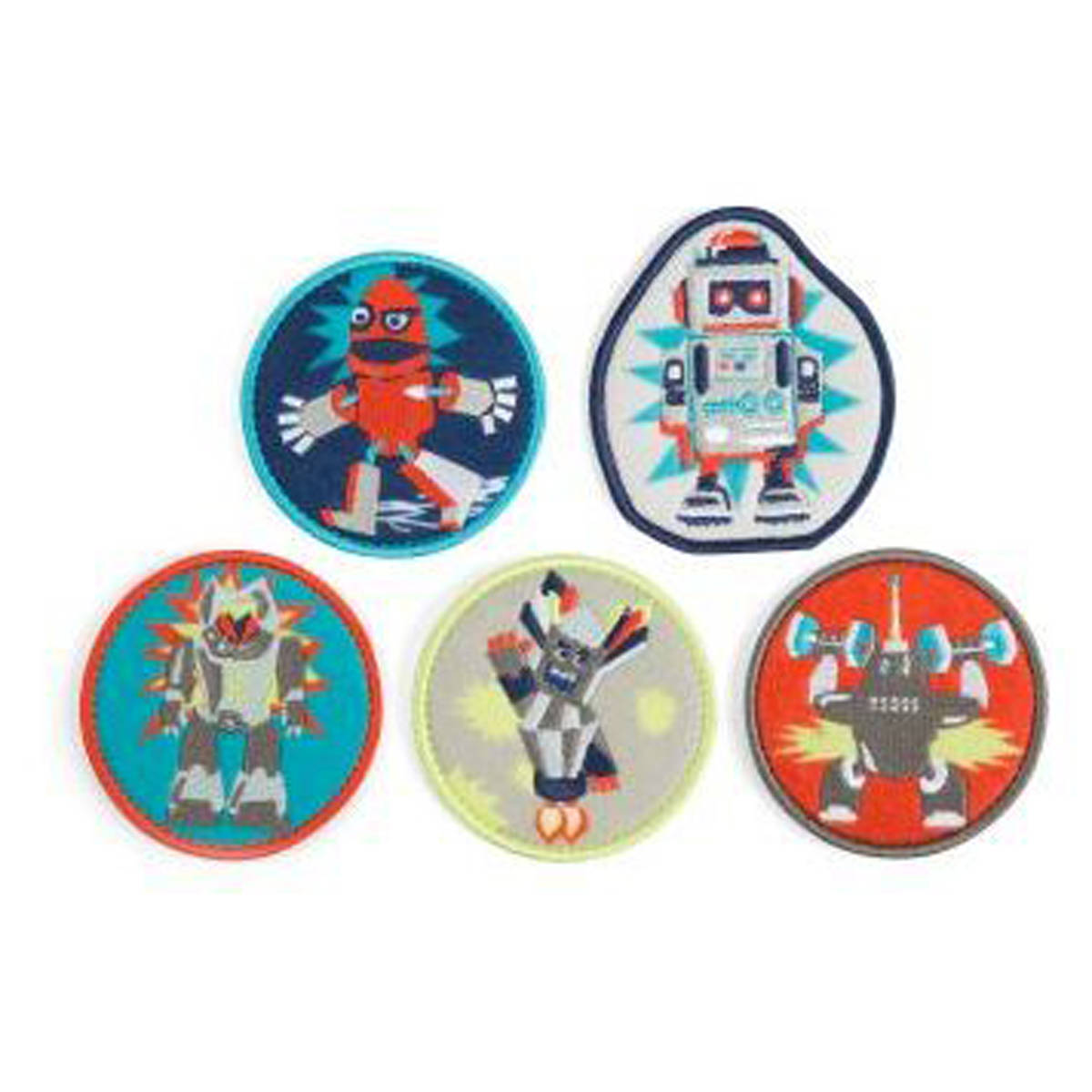 Ergobag Fancy Klettie-Set Roboter 5-tlg.