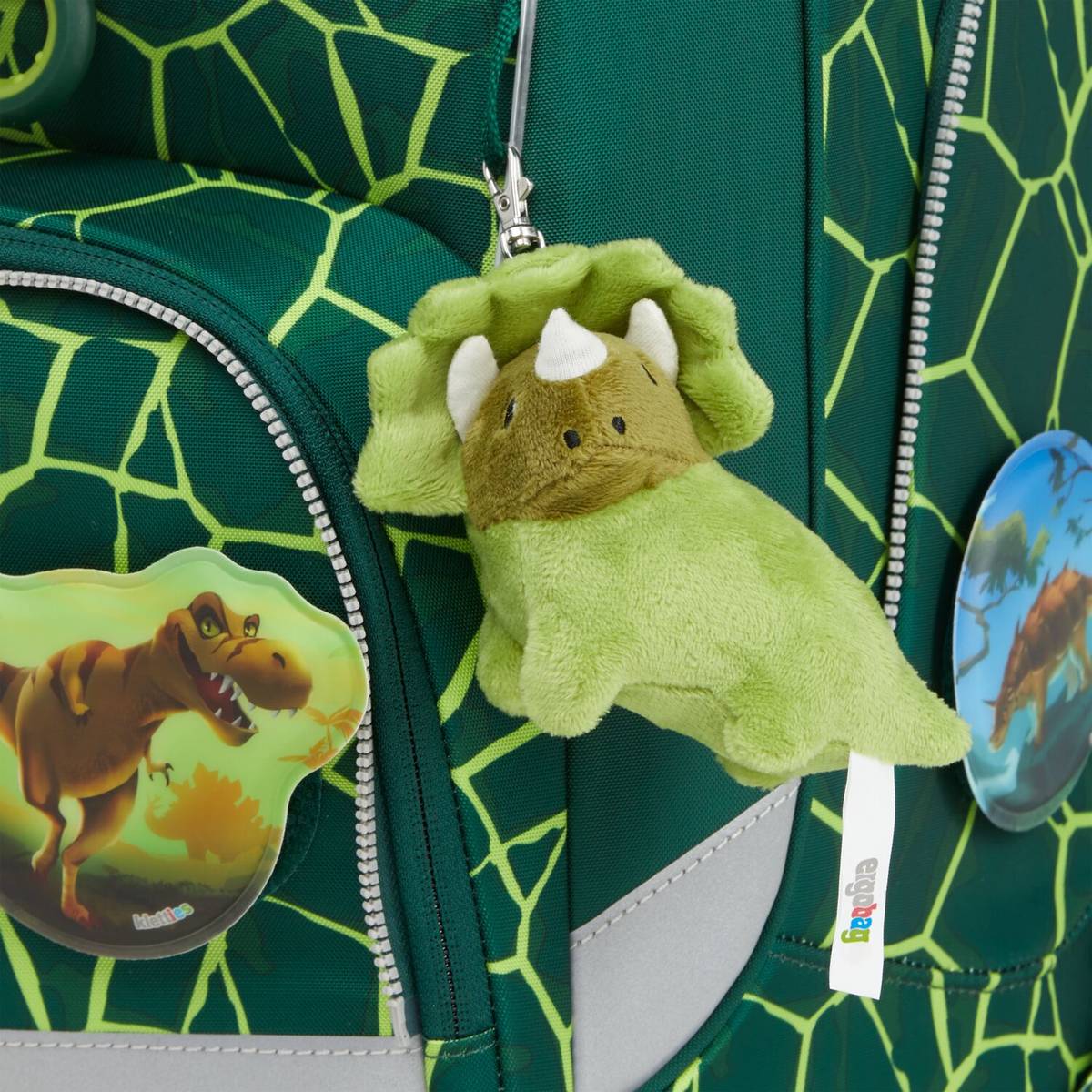 Ergobag Plüsch-Hangies Triceratops