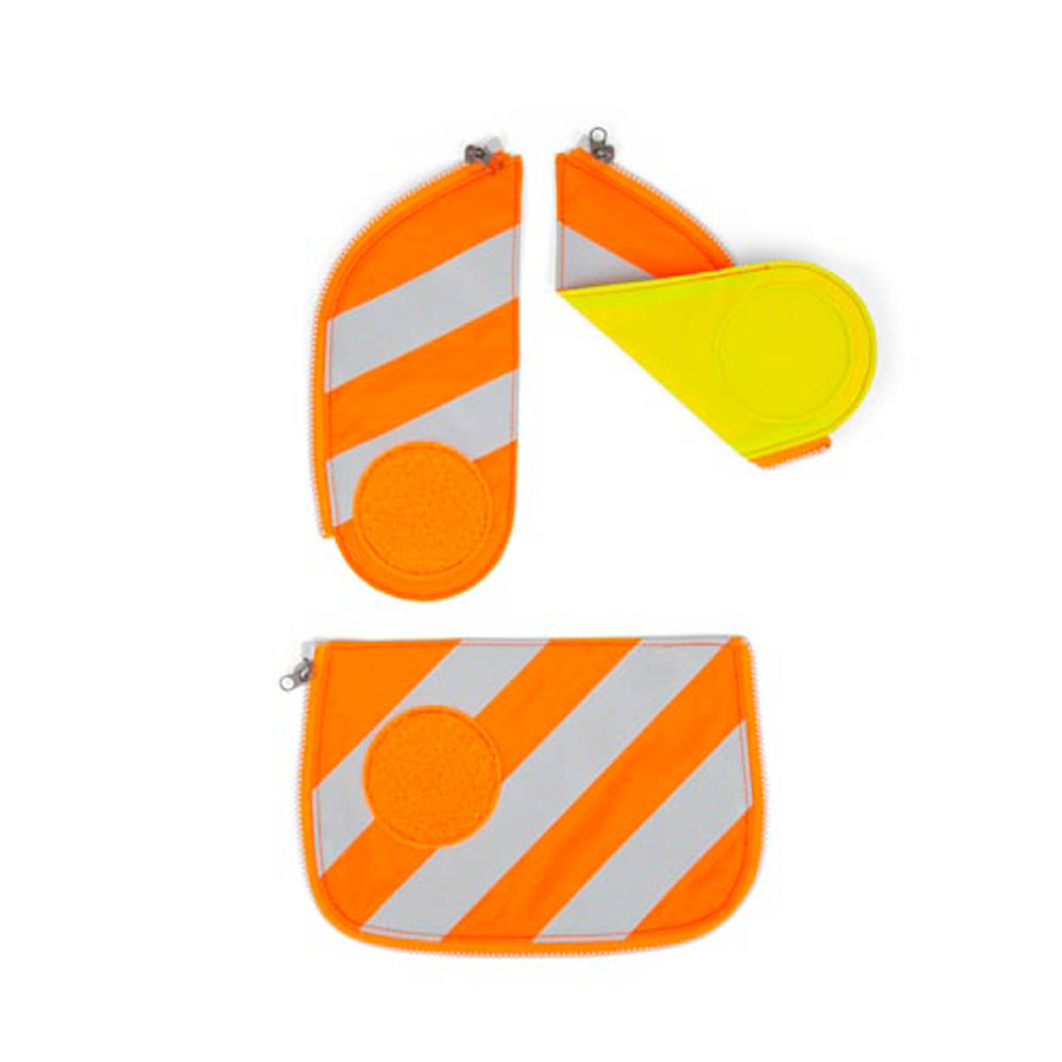Ergobag Cubo Sicherheitsset mit Reflektiestreifen orange