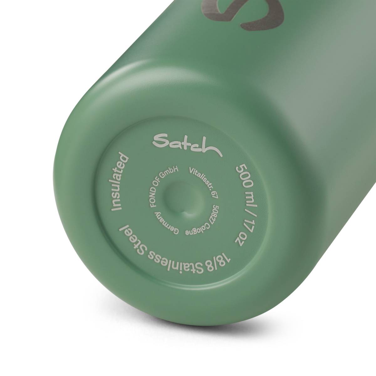 Satch Trinkflasche Edelstahl Nordic Jade Green