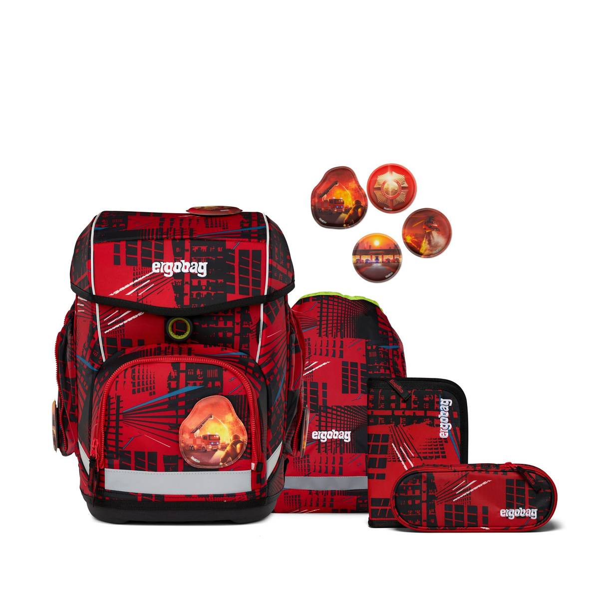 Ergobag Cubo 5-tlg. Set AlarmBärreitschaft