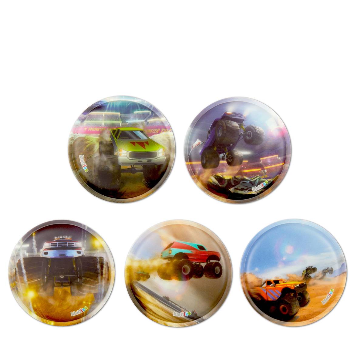 Ergobag Klettie-Set Monstertrucks