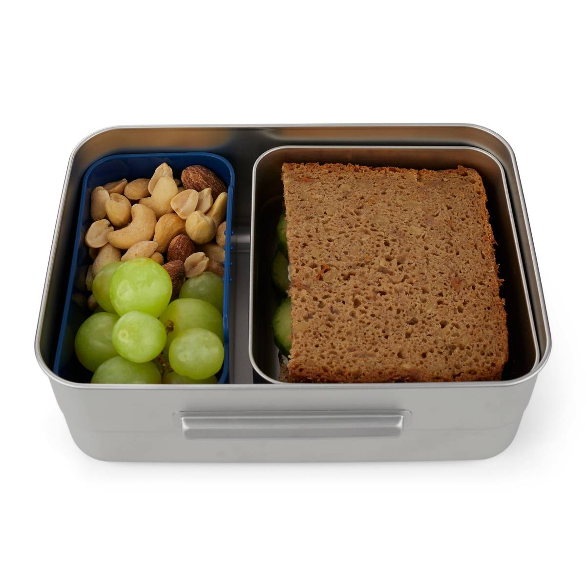 Ergobag Brotdose Edelstahl Blau