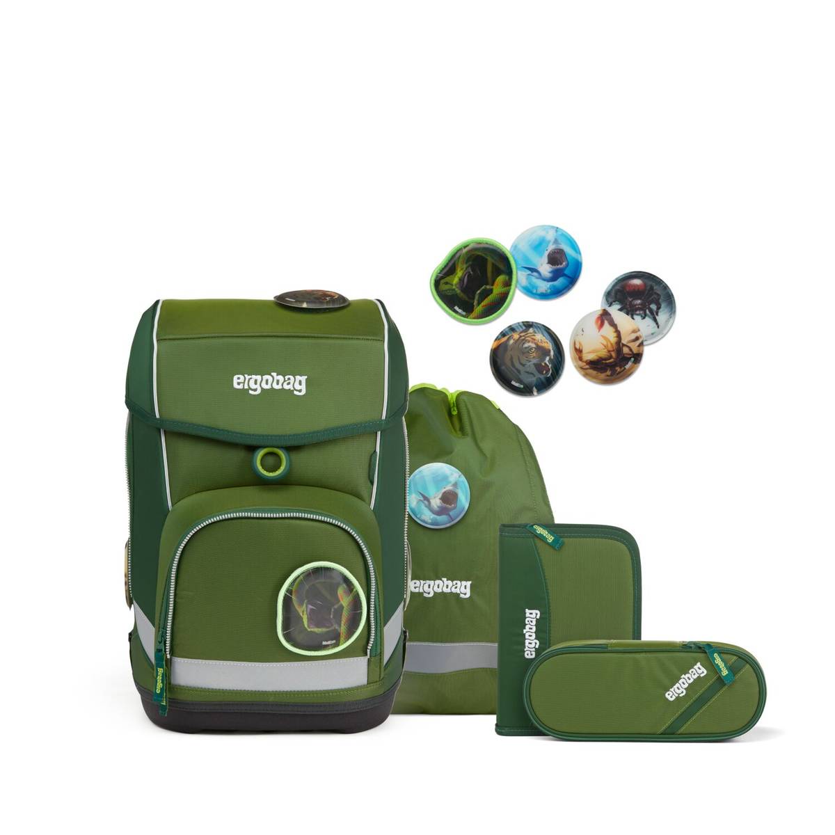 Ergobag Cubo 5-tlg. Set Limited Edition Grüne MamBär