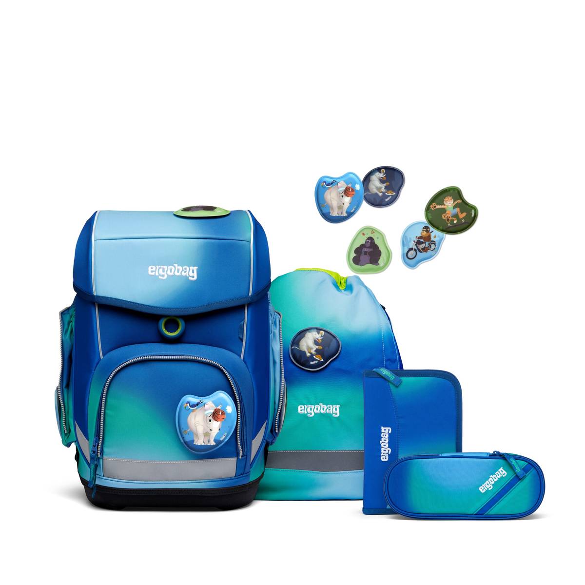 Ergobag Cubo 5-tlg. Set DschungelfieBär Colour Special Edition