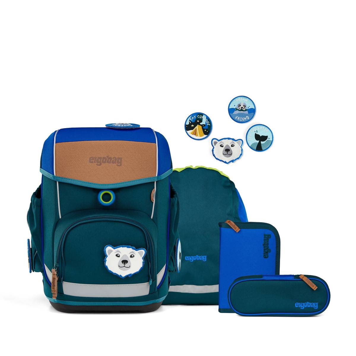 Ergobag Cubo 5-tlg. Set ArktisforschBär